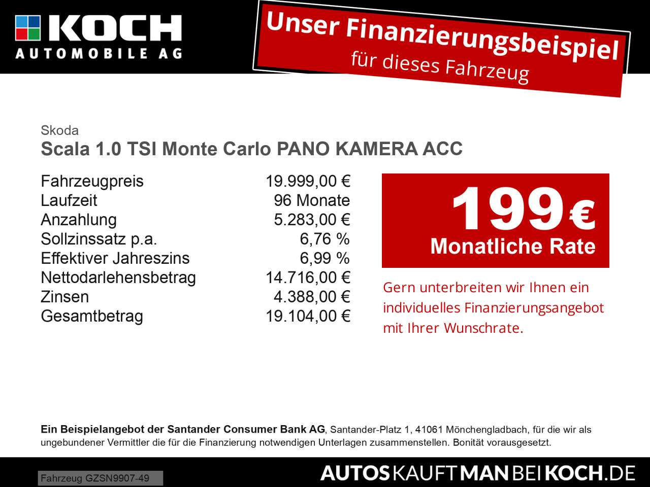 Fahrzeugbild eines Skoda Scala