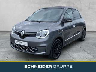 Schräge Frontansicht auf einen Renault Twingo , freigestellt