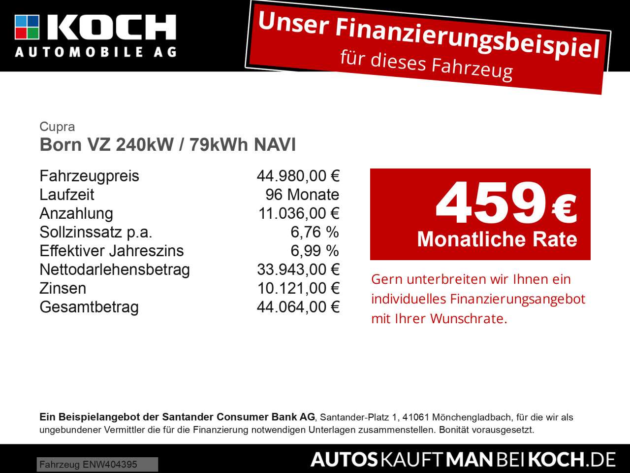 Fahrzeugbild eines CUPRA Born