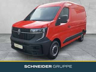 Schräge Frontansicht auf einen Renault Master , freigestellt