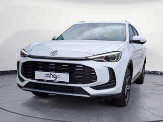 Schräge Frontansicht auf einen MG ZS , freigestellt