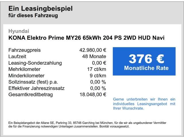 Fahrzeugbild eines Hyundai Kona Elektro