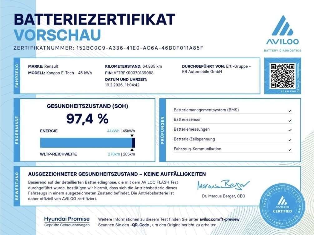 Fahrzeugbild eines Renault Kangoo E-TECH