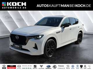 Schräge Frontansicht auf einen Mazda CX-60 , freigestellt
