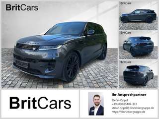 Schräge Frontansicht auf einen Land Rover Range Rover Sport , freigestellt