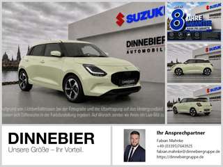 Schräge Frontansicht auf einen Suzuki Swift , freigestellt