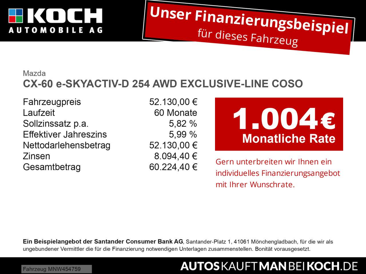 Fahrzeugbild eines Mazda CX-60