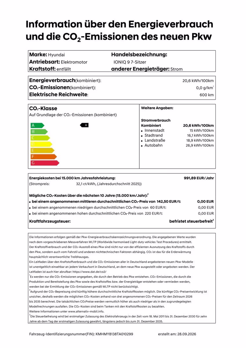 Fahrzeugbild eines Hyundai IONIQ 9