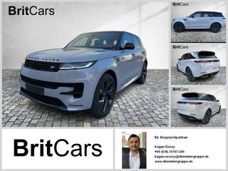 Schräge Frontansicht auf einen Land Rover Range Rover Sport , freigestellt