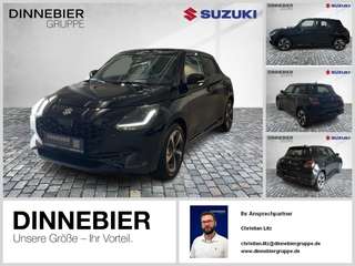 Schräge Frontansicht auf einen Suzuki Swift , freigestellt