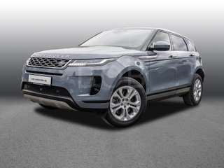 Schräge Frontansicht auf einen Land Rover Range Rover Evoque , freigestellt