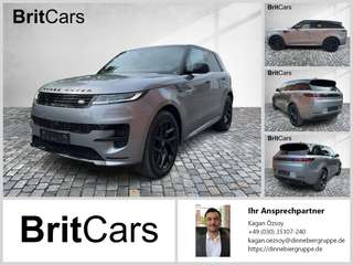 Schräge Frontansicht auf einen Land Rover Range Rover Sport , freigestellt