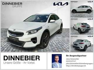 Schräge Frontansicht auf einen Kia XCeed , freigestellt
