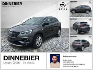 Schräge Frontansicht auf einen Opel Grandland X , freigestellt