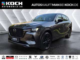 Schräge Frontansicht auf einen Mazda CX-60 , freigestellt