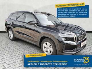 Schräge Frontansicht auf einen Skoda Kodiaq , freigestellt