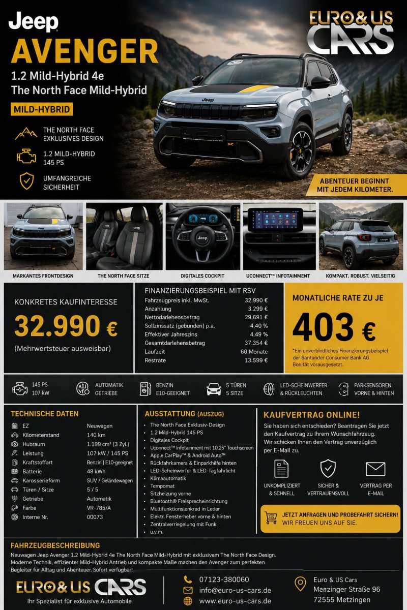 Fahrzeugbild eines Jeep Avenger
