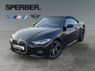 Schräge Frontansicht auf einen BMW 4er-Reihe , freigestellt