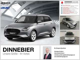 Schräge Frontansicht auf einen Suzuki Swift , freigestellt