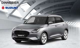 Schräge Frontansicht auf einen Suzuki Swift , freigestellt