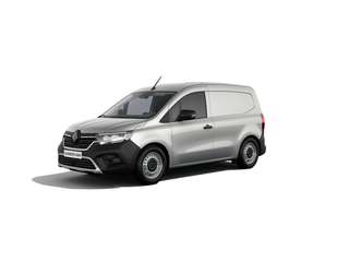 Schräge Frontansicht auf einen Renault Kangoo , freigestellt