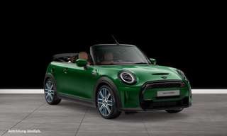 Schräge Frontansicht auf einen MINI COOPER , freigestellt