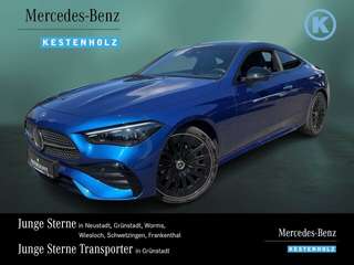 Schräge Frontansicht auf einen Mercedes-Benz CLE , freigestellt