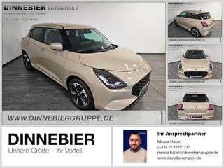 Schräge Frontansicht auf einen Suzuki Swift , freigestellt
