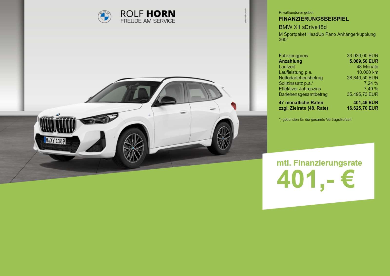 Fahrzeugbild eines BMW X1