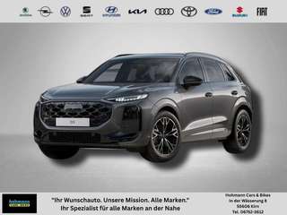 Schräge Frontansicht auf einen Audi Q3 , freigestellt