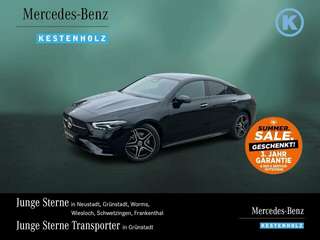 Schräge Frontansicht auf einen Mercedes-Benz CLA , freigestellt