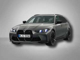 Schräge Frontansicht auf einen BMW 3er-Reihe , freigestellt