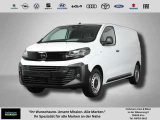 Schräge Frontansicht auf einen Opel Vivaro , freigestellt