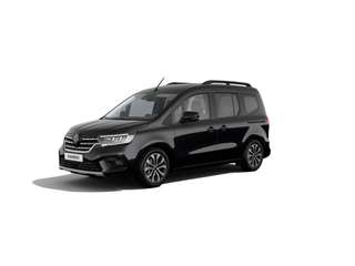 Schräge Frontansicht auf einen Renault Kangoo , freigestellt