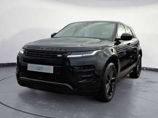 Schräge Frontansicht auf einen Land Rover Range Rover Evoque , freigestellt