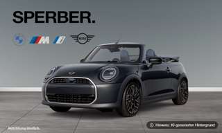Schräge Frontansicht auf einen MINI COOPER , freigestellt