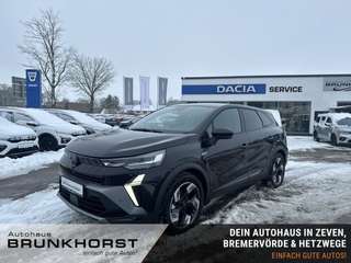 Schräge Frontansicht auf einen Renault Symbioz , freigestellt