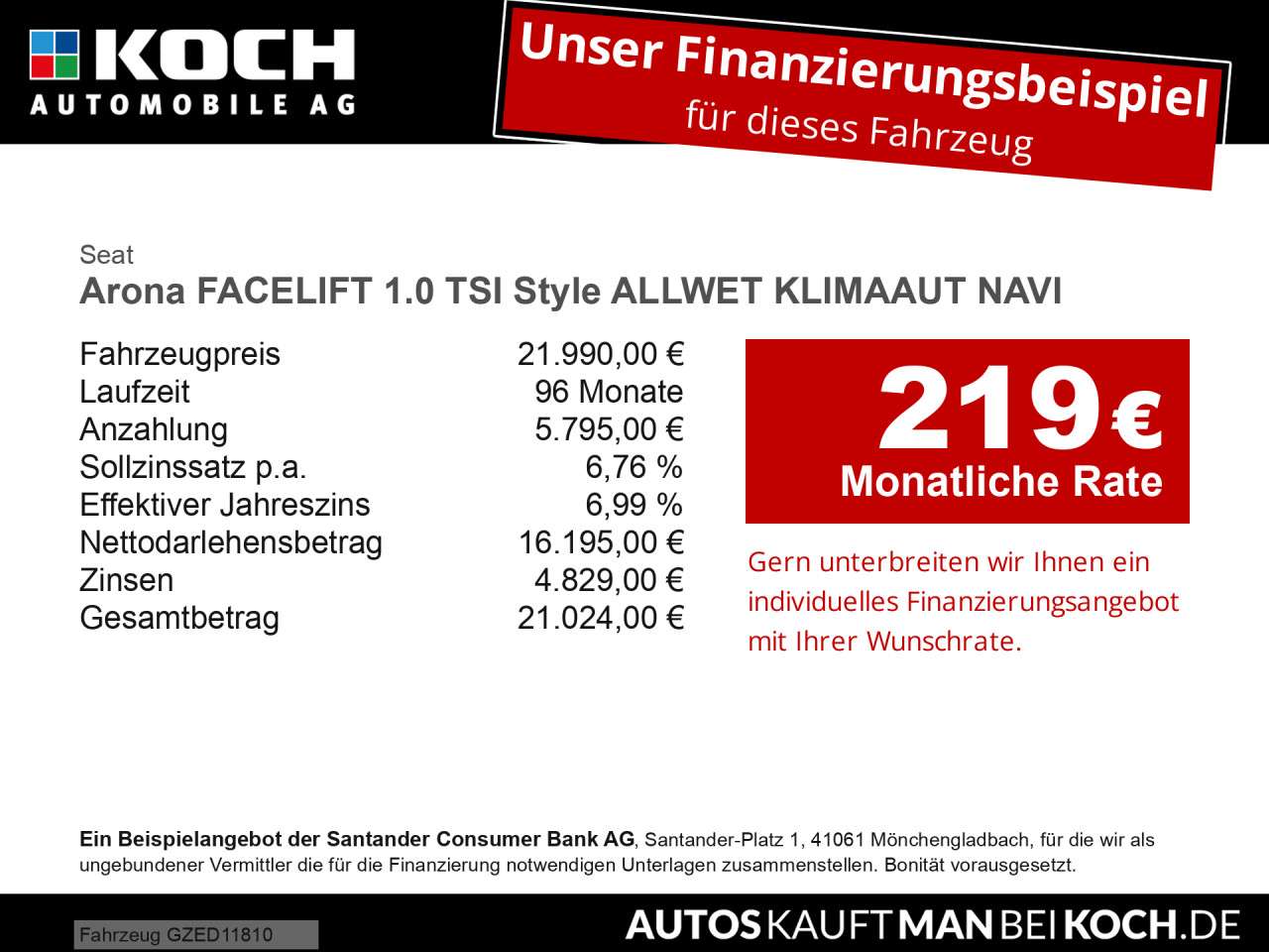 Fahrzeugbild eines SEAT Arona