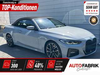 Schräge Frontansicht auf einen BMW 4er-Reihe , freigestellt