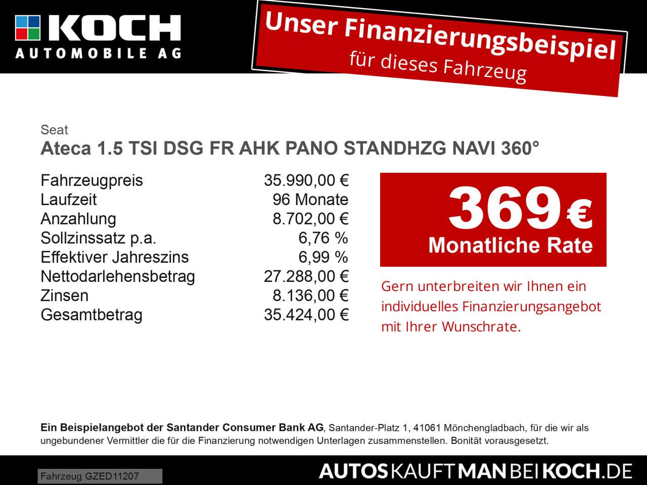 Fahrzeugbild eines SEAT Ateca