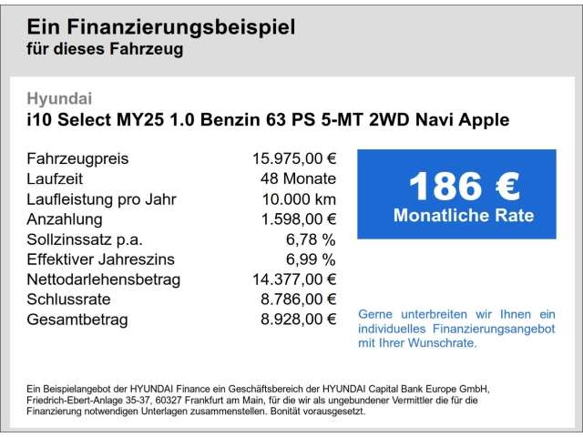 Fahrzeugbild eines Hyundai i10