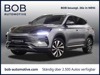 Schräge Frontansicht auf einen BYD Seal U , freigestellt