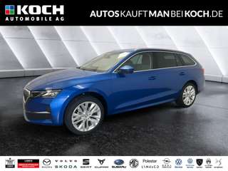 Schräge Frontansicht auf einen Skoda Octavia , freigestellt