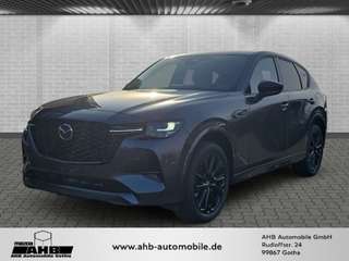 Schräge Frontansicht auf einen Mazda CX-60 , freigestellt