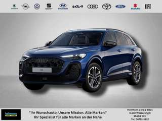 Schräge Frontansicht auf einen Audi Q5 , freigestellt