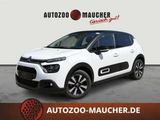 Schräge Frontansicht auf einen Citroën C3 , freigestellt