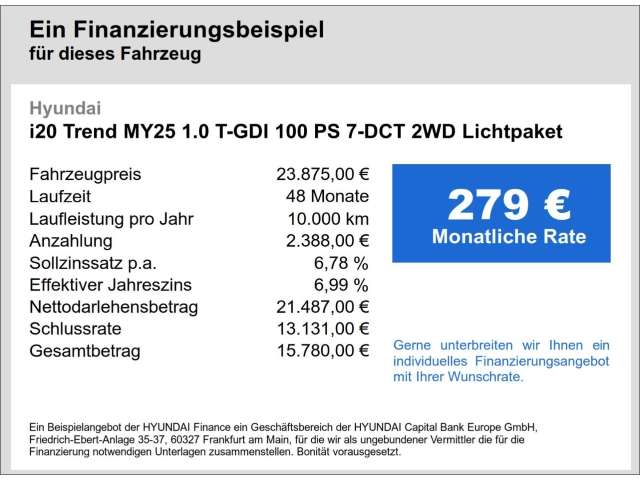 Fahrzeugbild eines Hyundai i20