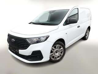 Schräge Frontansicht auf einen Ford Transit Connect , freigestellt