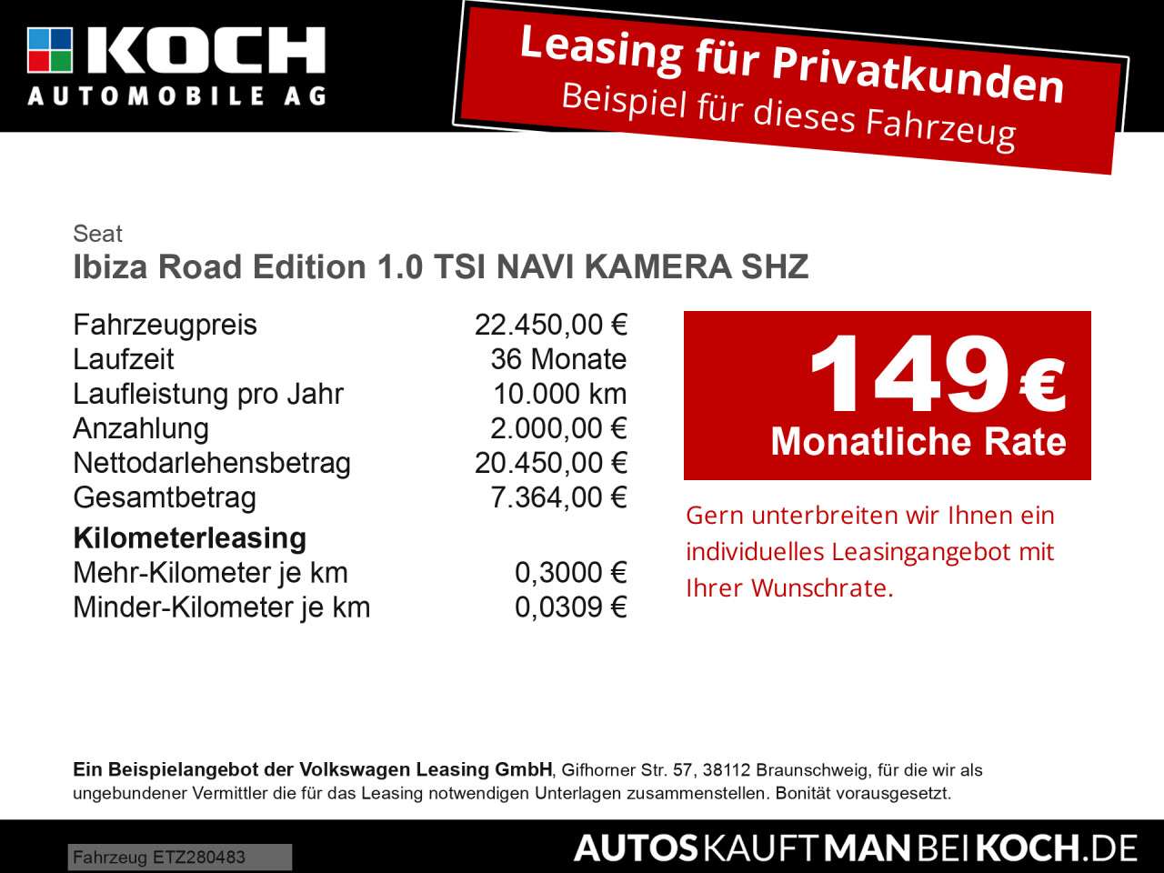 Fahrzeugbild eines SEAT Ibiza