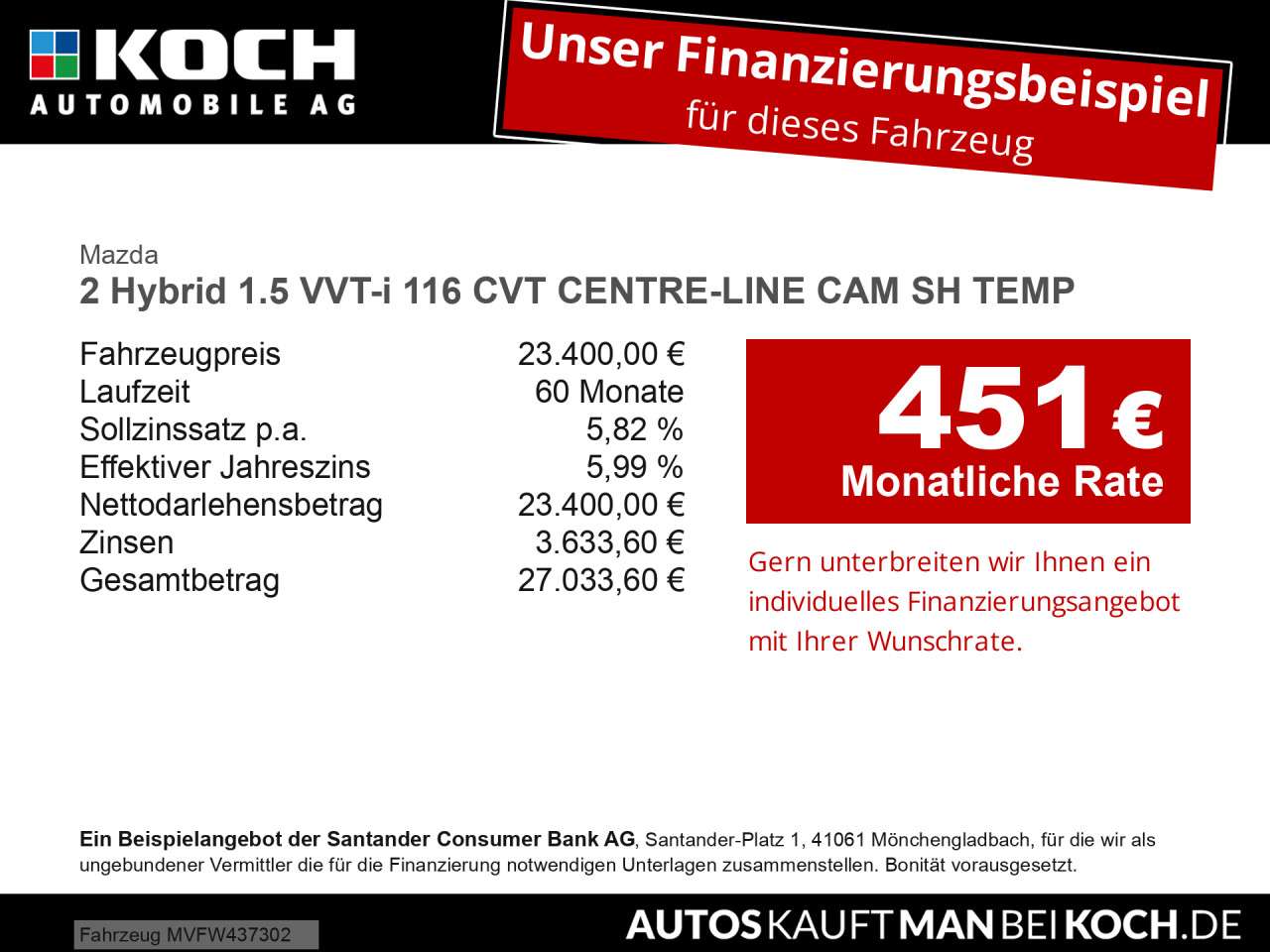 Fahrzeugbild eines Mazda Mazda2 Hybrid